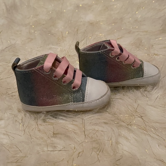 Rising Star | glitter 6 month baby shoes - Picture 8 of 10